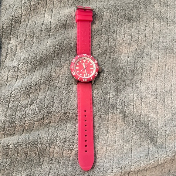 Náutica Watch- pink rubber - Picture 1 of 6